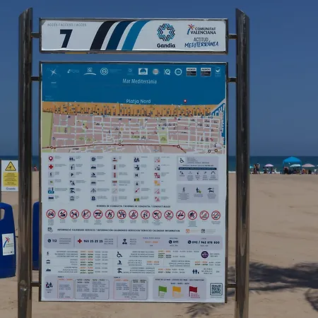 Ventana Al Mar En Playa De Gandia, Solo Familias Apartment Playa de Gandia